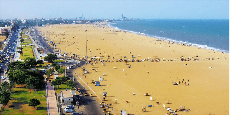 MARINA BEACH: Places in Chennai to visit