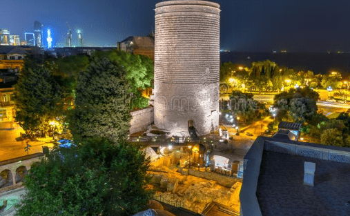 maidan tower: places to visit Baku